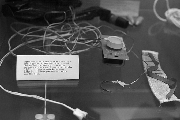 Evidence, Maryland’s Office of the Chief Medical Examiner, detail 1, Photograph by Kristine Thompson