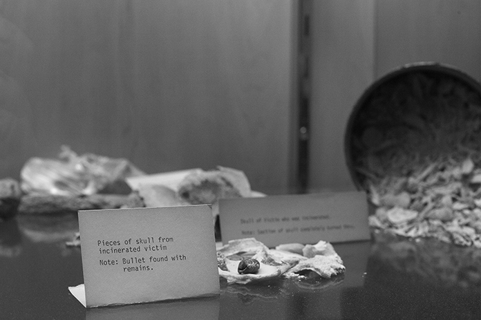 Evidence, Maryland’s Office of the Chief Medical Examiner, detail 6, Photograph by Kristine Thompson