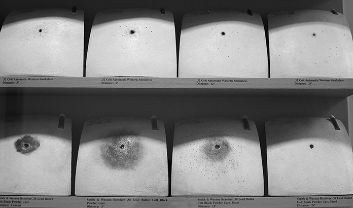 Frances Glessner Lee, Ceramic Chest Plates, detail 1, Photograph by Kristine Thompson