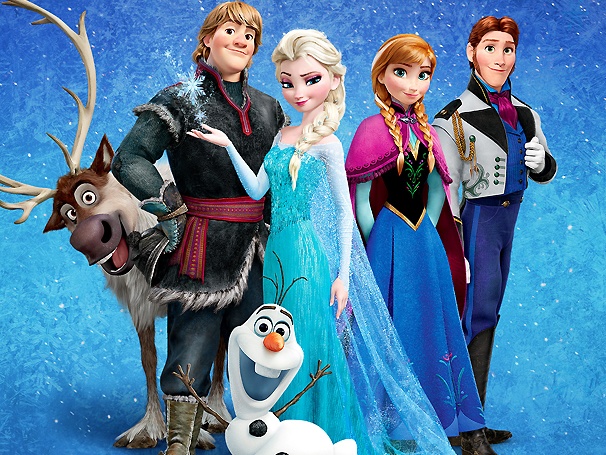 All caucasian characters in Disney's  Frozen  2014