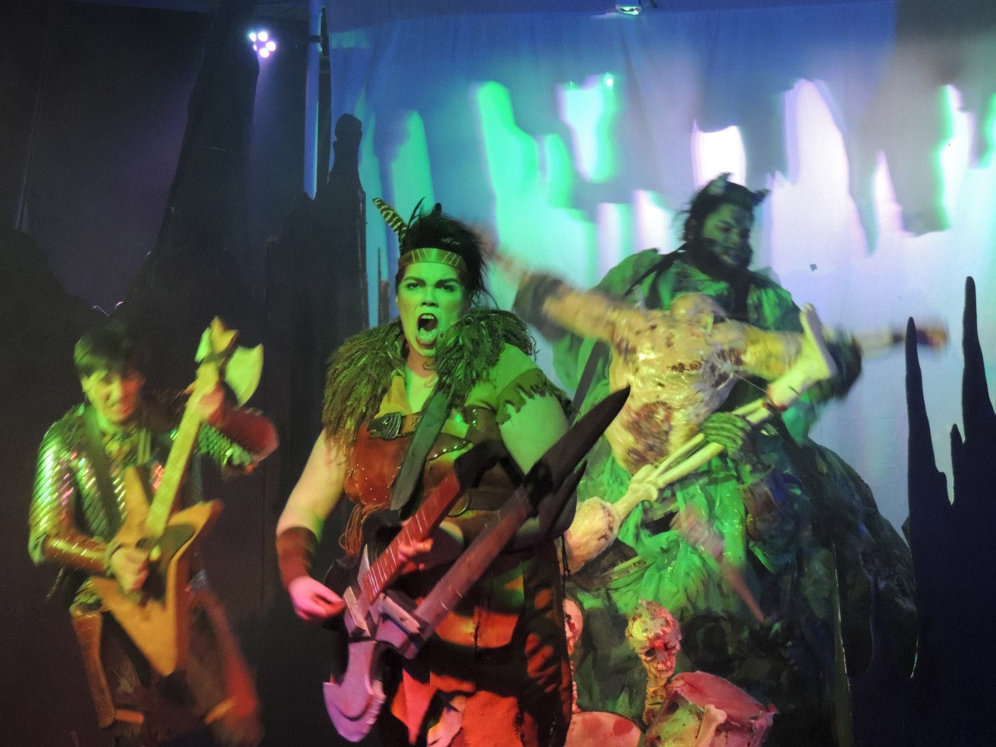 As Halvor, the butt-kickin' wizened mentor in Gründlehämmer. Photo by Paul Impellizeri.