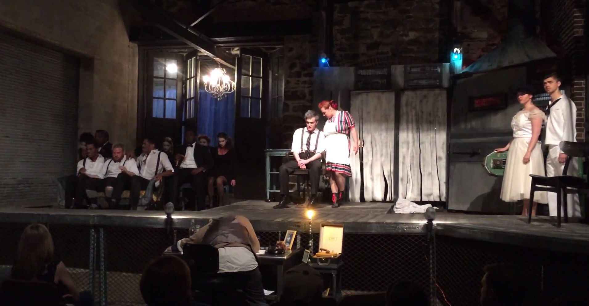Stillpointe Theater Initiative's production of "Sweeny Todd" was performed behind Area 405.